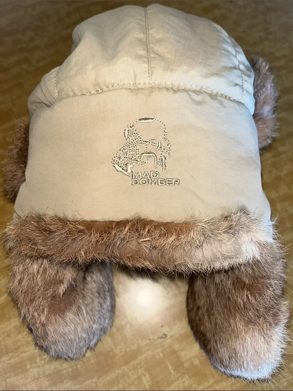Mad Bomber Rabbit Fur Trapper Hat size XXL